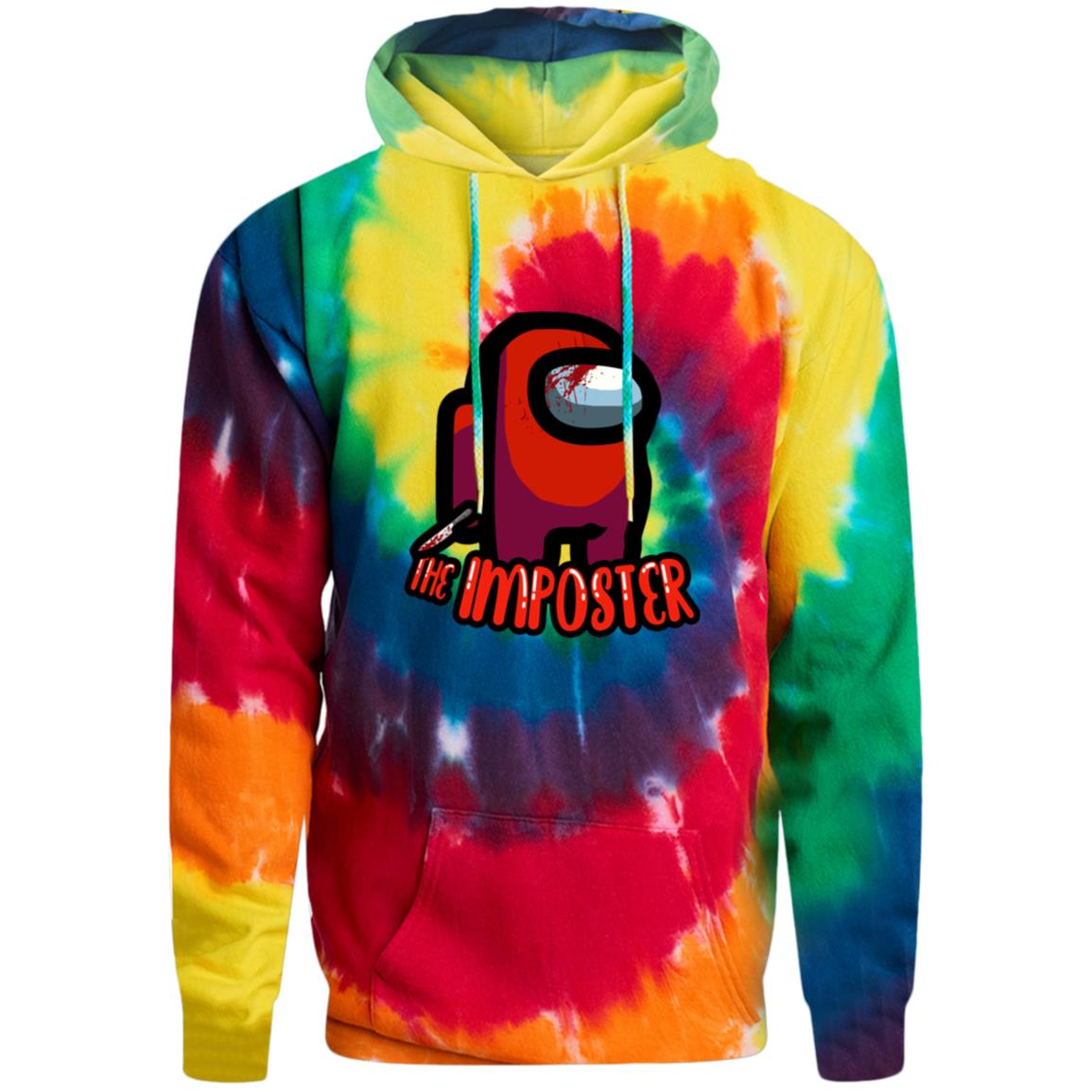 The Imposter Among Us Tie-Dye Pullover Hoodie