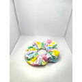 Mini Floral Checkered Spring Bullet Scrunchie