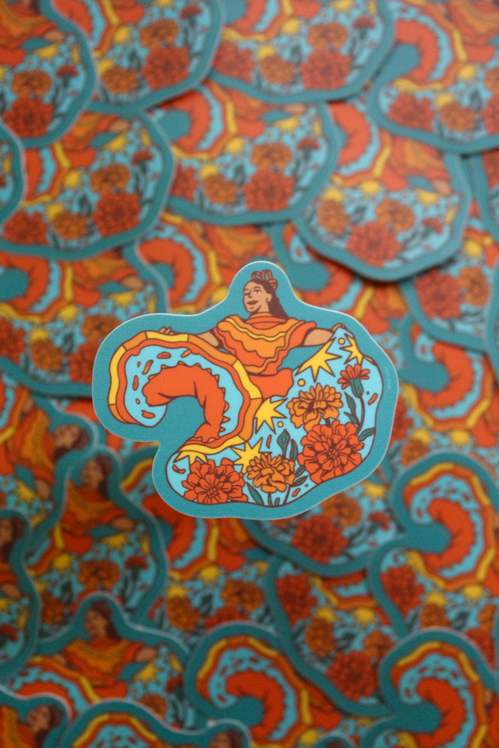 Marigold Dancer Sticker