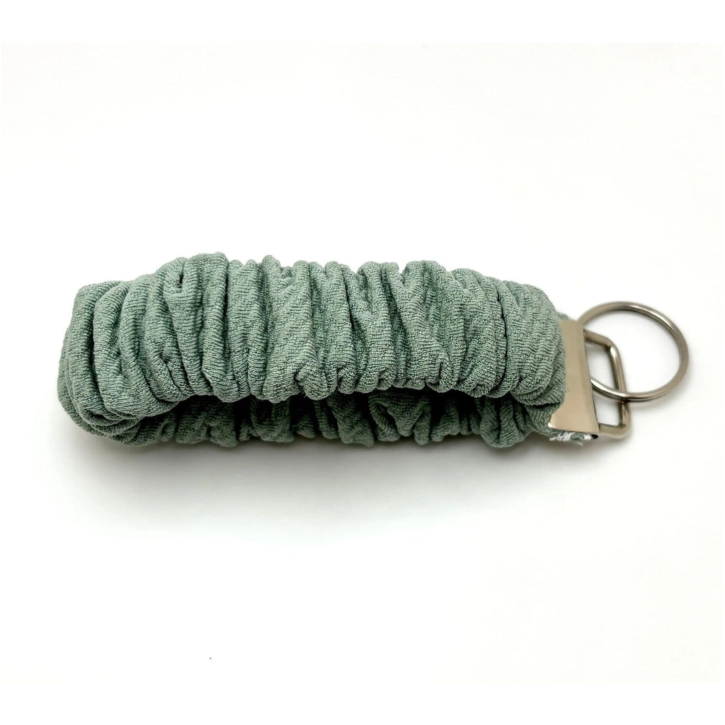 Sage Bullet Scrunchie Wristlet