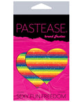 Pastease Premium Glitter Heart -Rainbow O/S