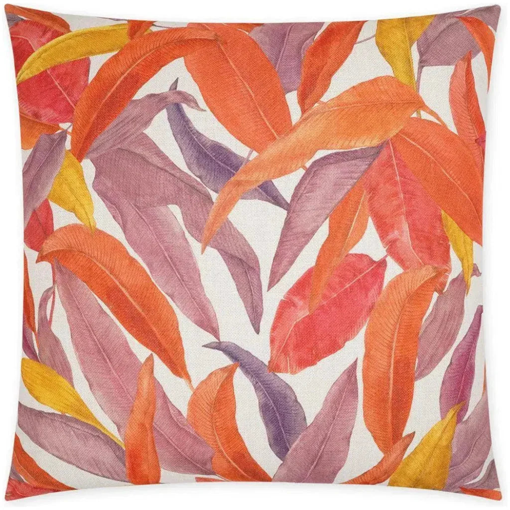 Easy Breezy Red Throw Pillow With Insert