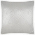 Elation Pearl White Throw Pillow With Insert