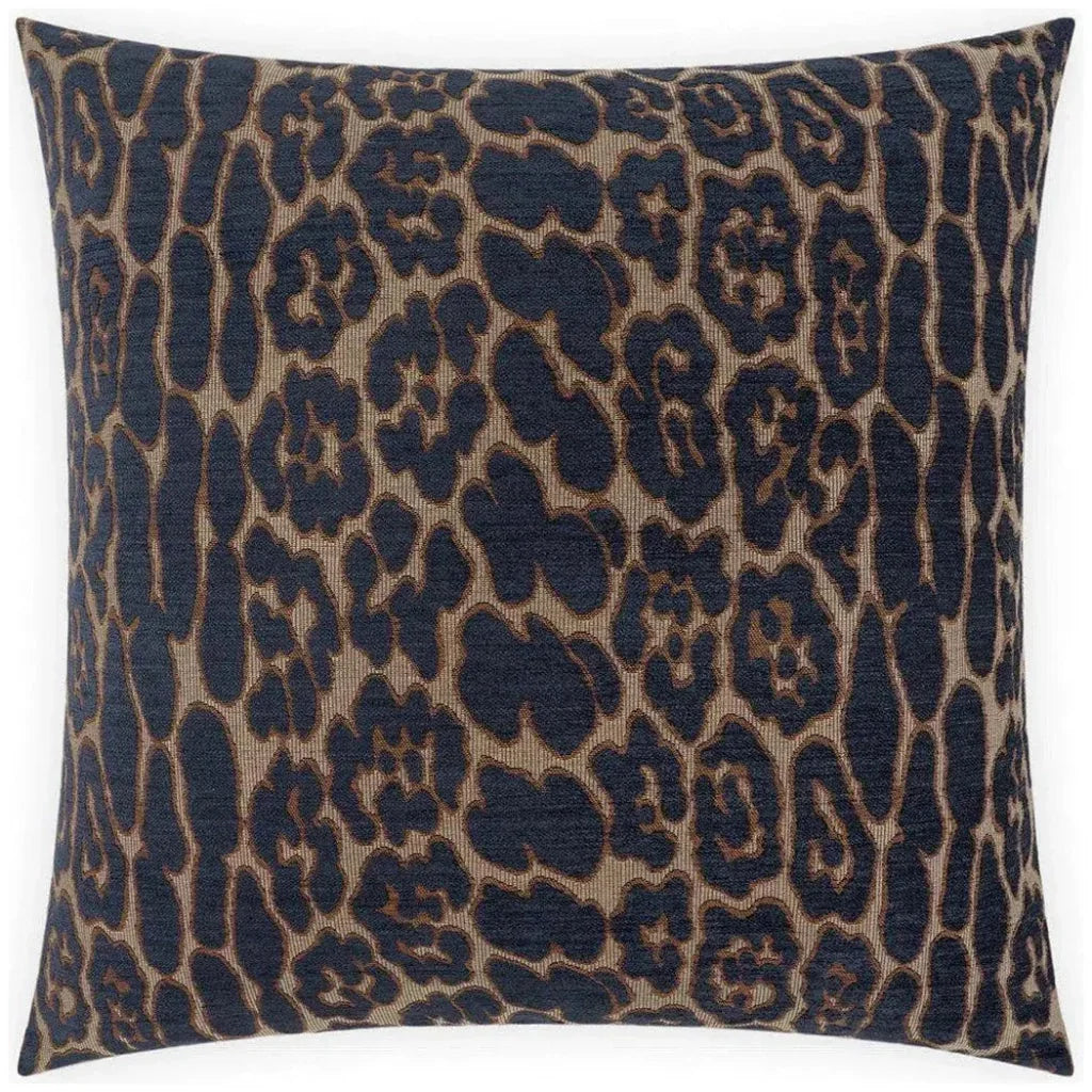Ellina Dark Blue Throw Pillow With Insert