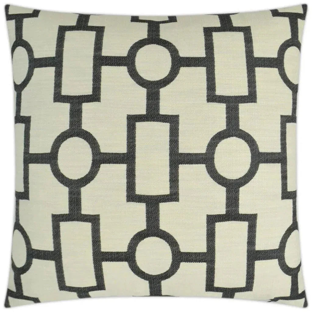 Ellington Black Throw Pillow With Insert