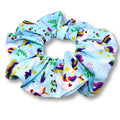 Blue Rainbow Unicorn Scrunchie