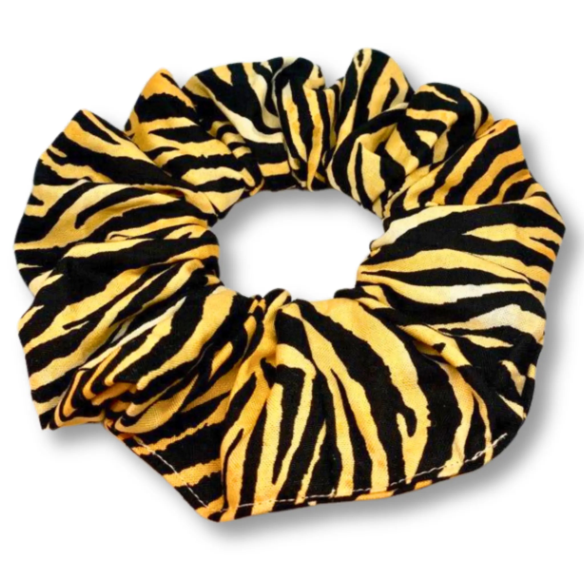Orange Tiger Scrunchie