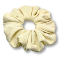 Cream White Bullet Scrunchie
