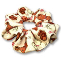 Chocolate Bunny Easter Bullet Scrunchie