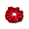 Mini Cherry Velvet Scrunchie