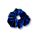 Mini Royal Blue Velvet Scrunchie