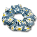Blue Daisy Scrunchie