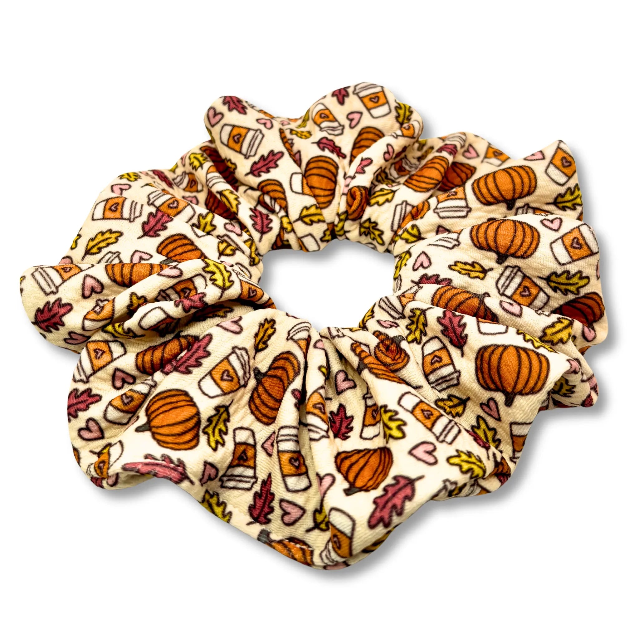 Fall Coffee Bullet Scrunchie