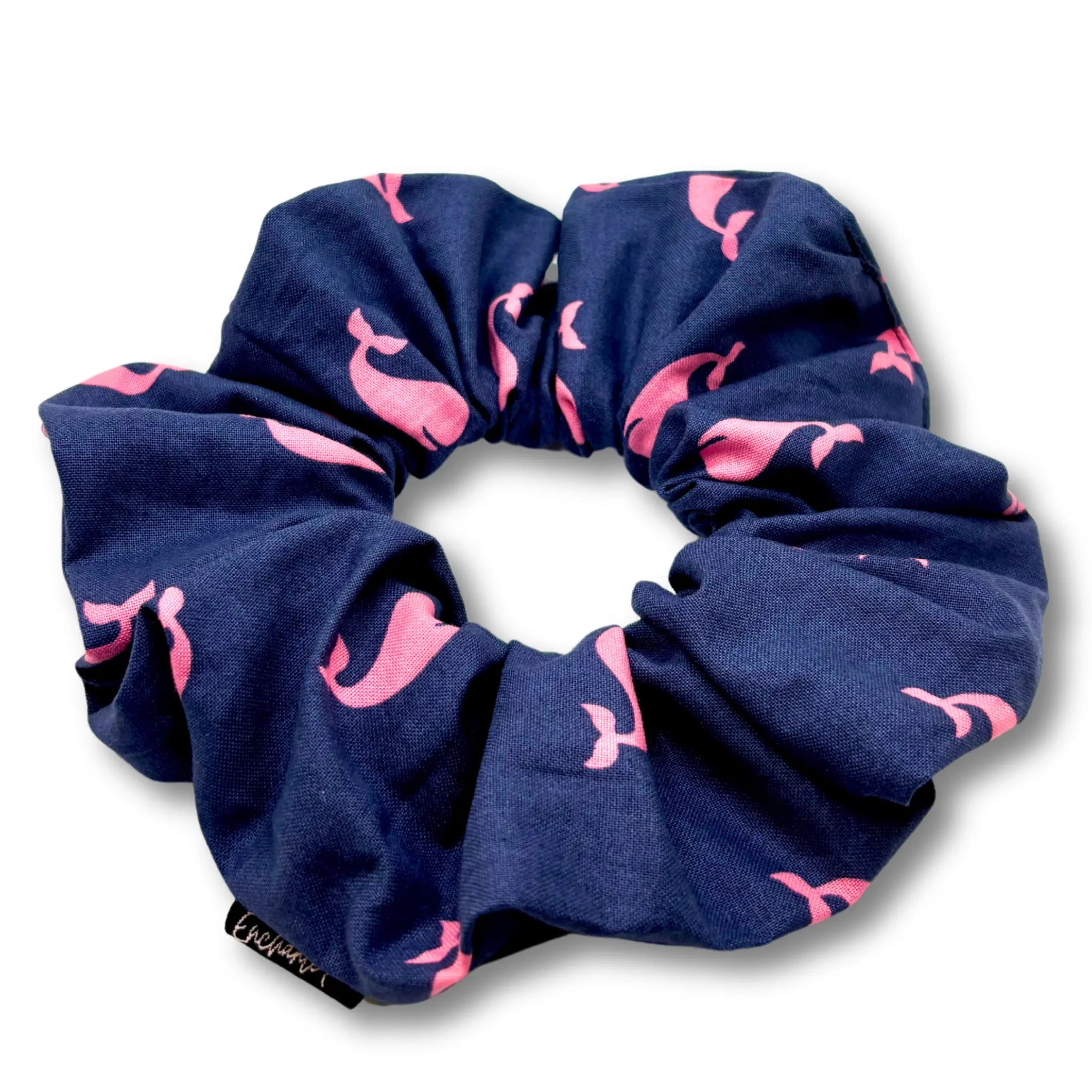 Pink Whale Scrunchie