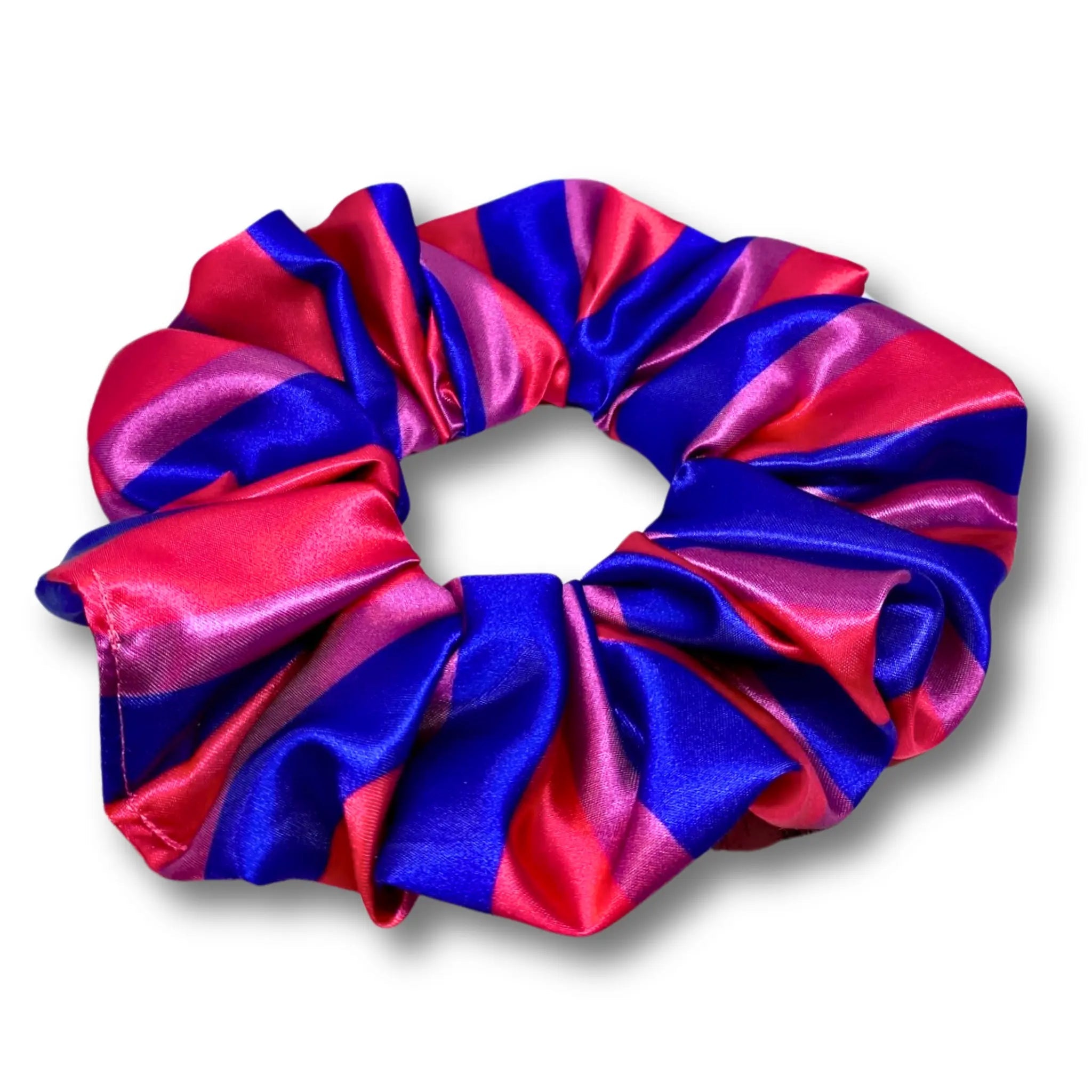 Bisexual Pride Flag Silk Scrunchie
