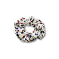 Mini White Stars 4th of July Scrunchie
