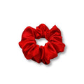 Mini Red Silk Scrunchie