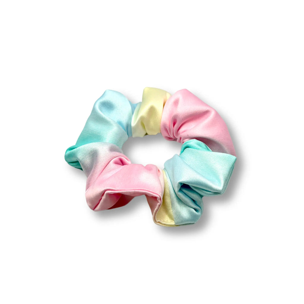 Mini Ombre Pastel Silk Scrunchie