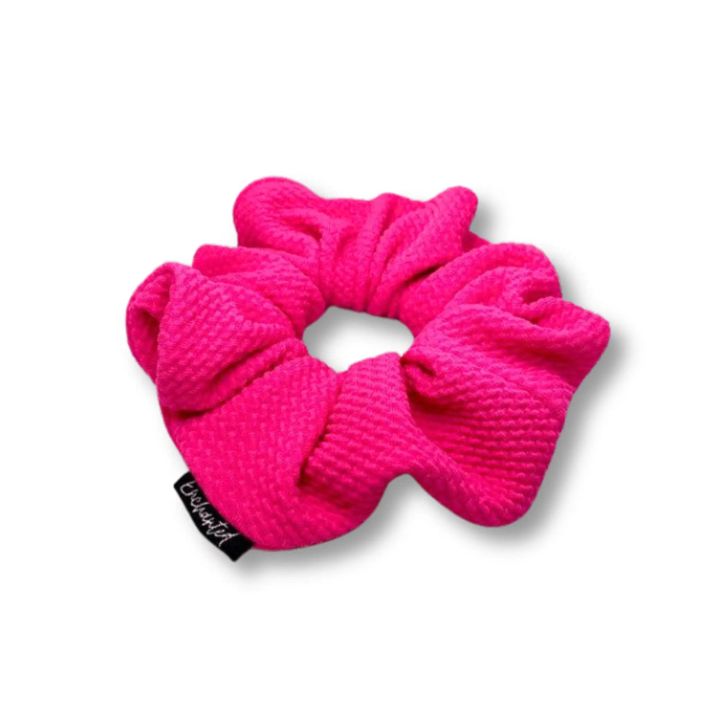 Mini Bright Pink Bullet Scrunchie