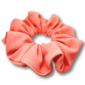 Coral Summer Bullet Scrunchie