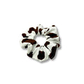 Mini Brown Cow Print Scrunchie