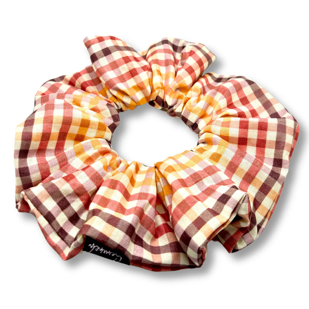 Harvest Plaid Scrunchie