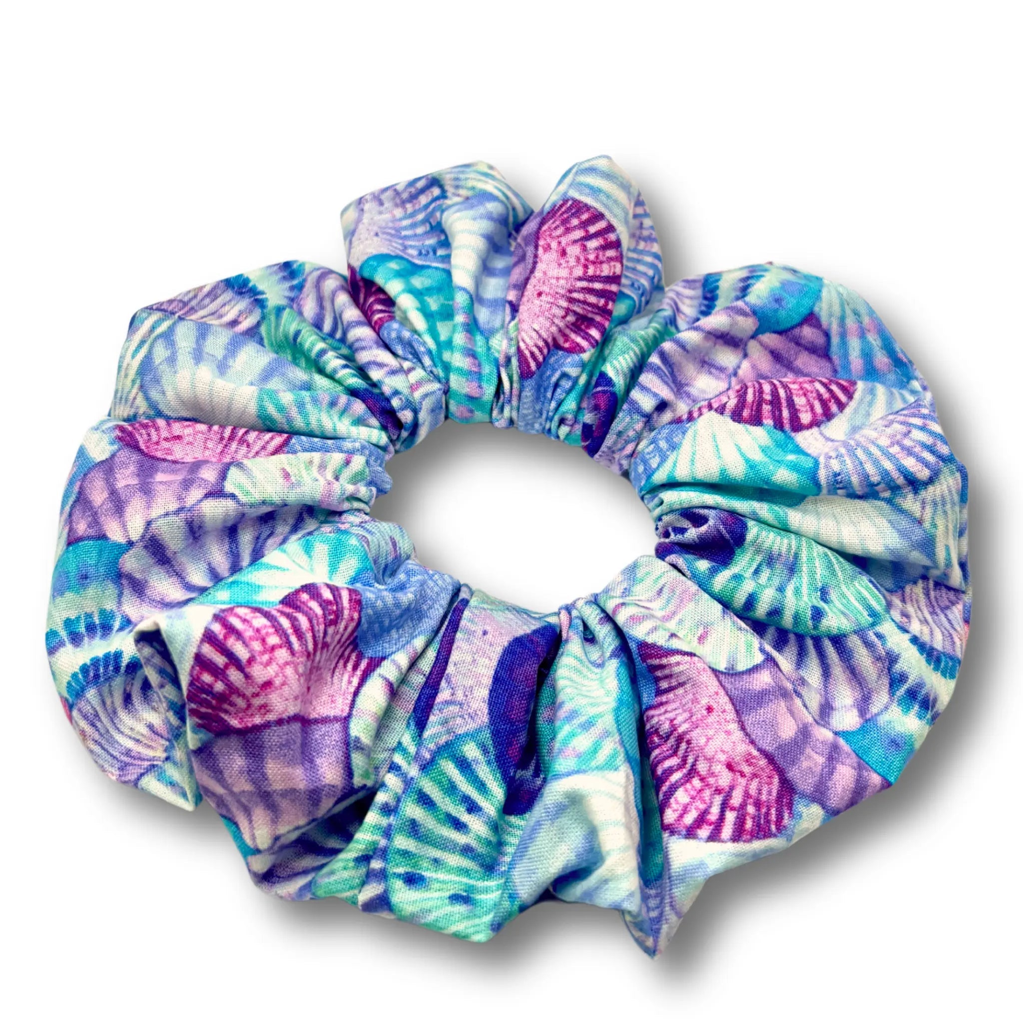 Seashell Summer Scrunchie