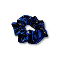 Mini Celestial Star Navy Crushed Velvet Scrunchie
