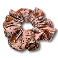 Floral Iced Coffee Bullet Scrunchie