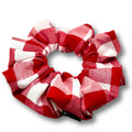 Red Plaid 4th of July Scrunchie