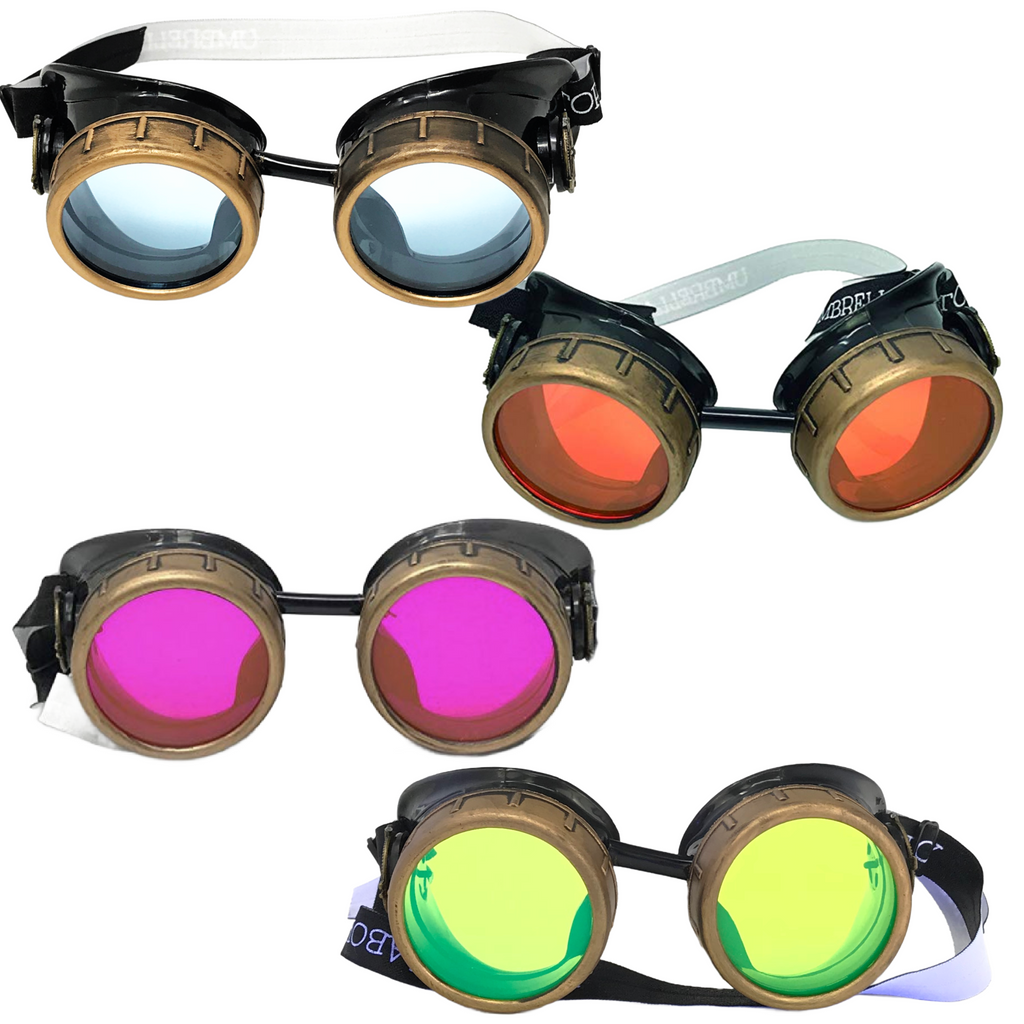 Vintage Aviator Goggles music festival DJ accessory