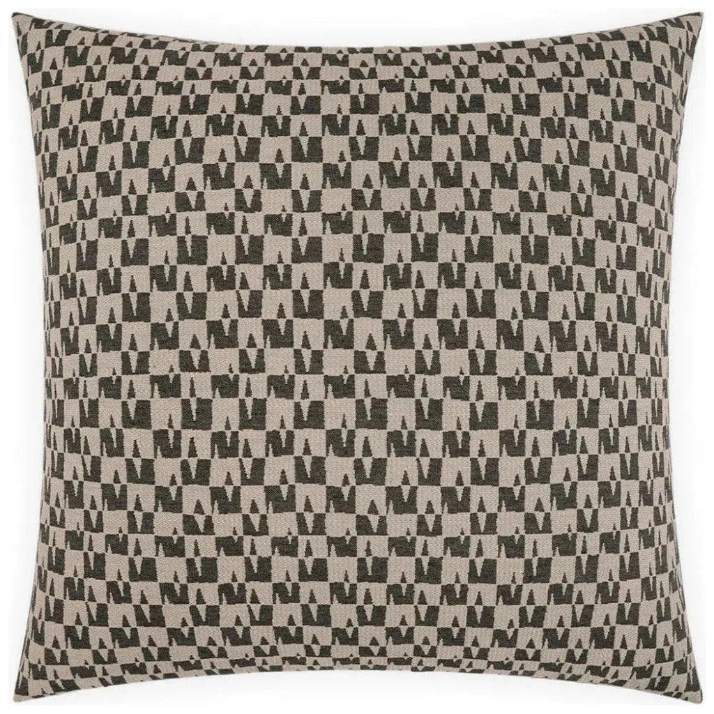 Evermore Brown Throw Pillow With Insert