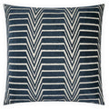 Evora Navy Throw Pillow