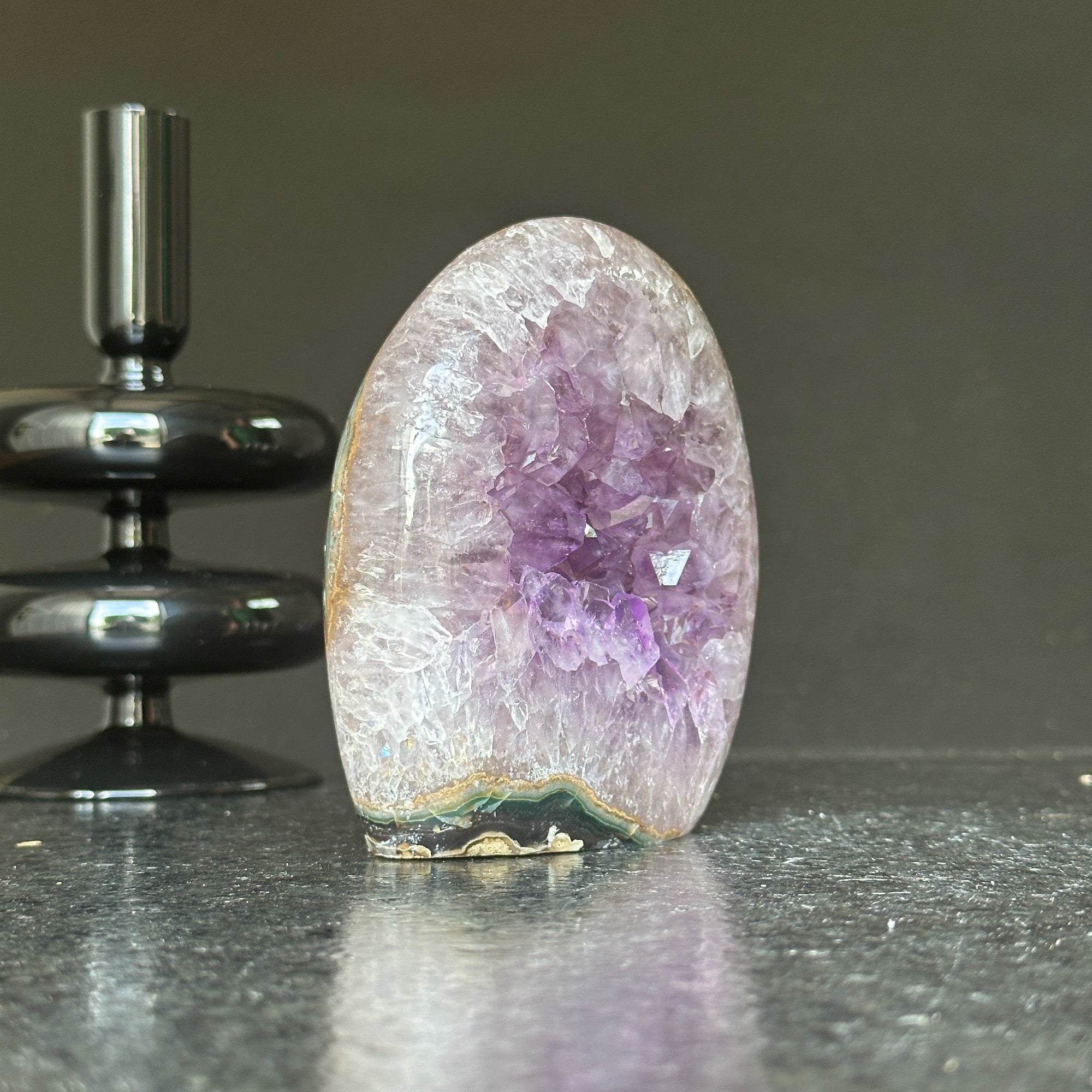 Extra Quality Deep Purple Uruguayan Amethyst Geode Cave