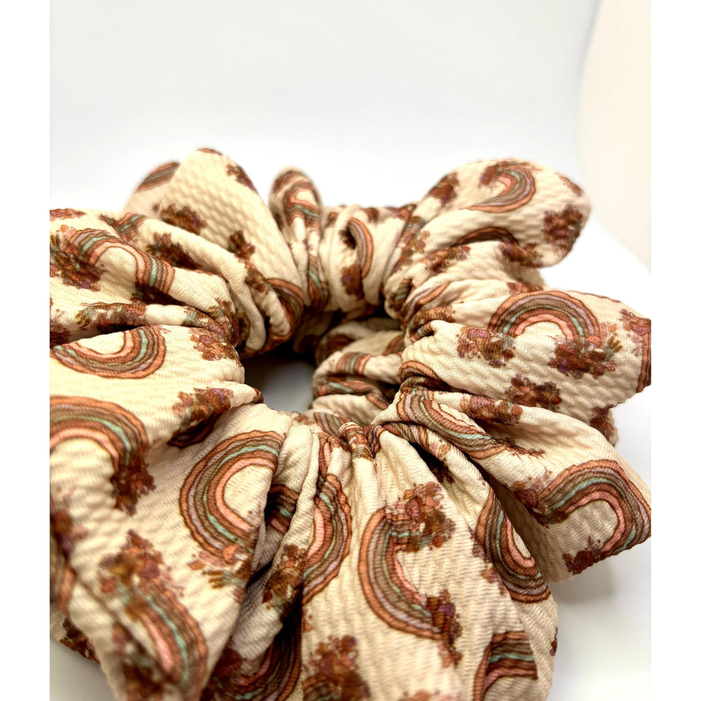 Rainbow Summer Scrunchie