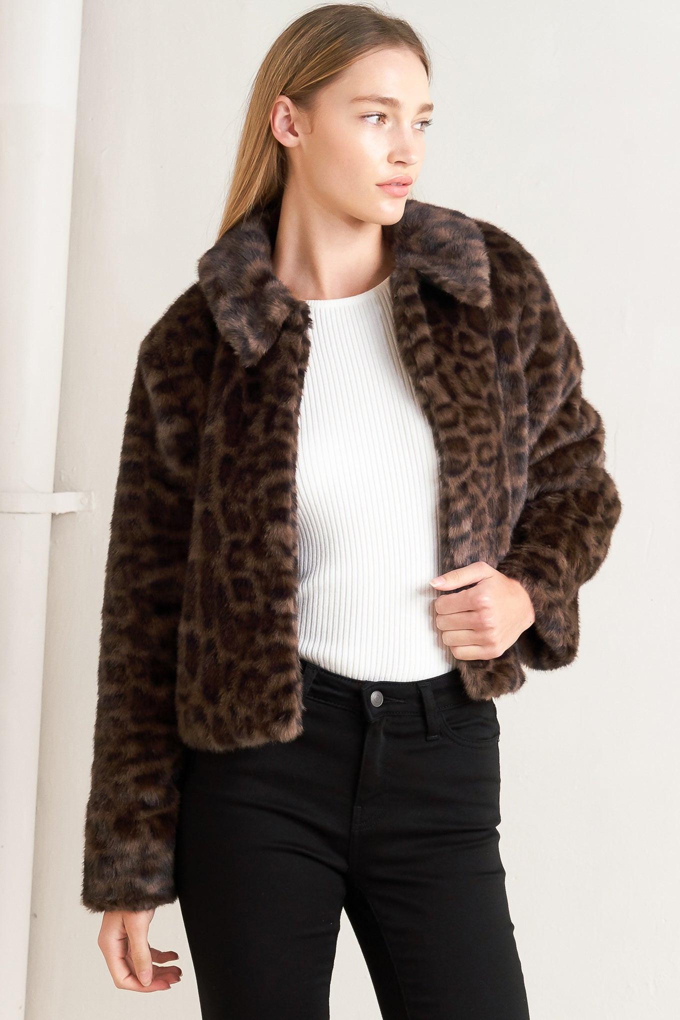 WILD FAME FAUX LEATHER JACKET