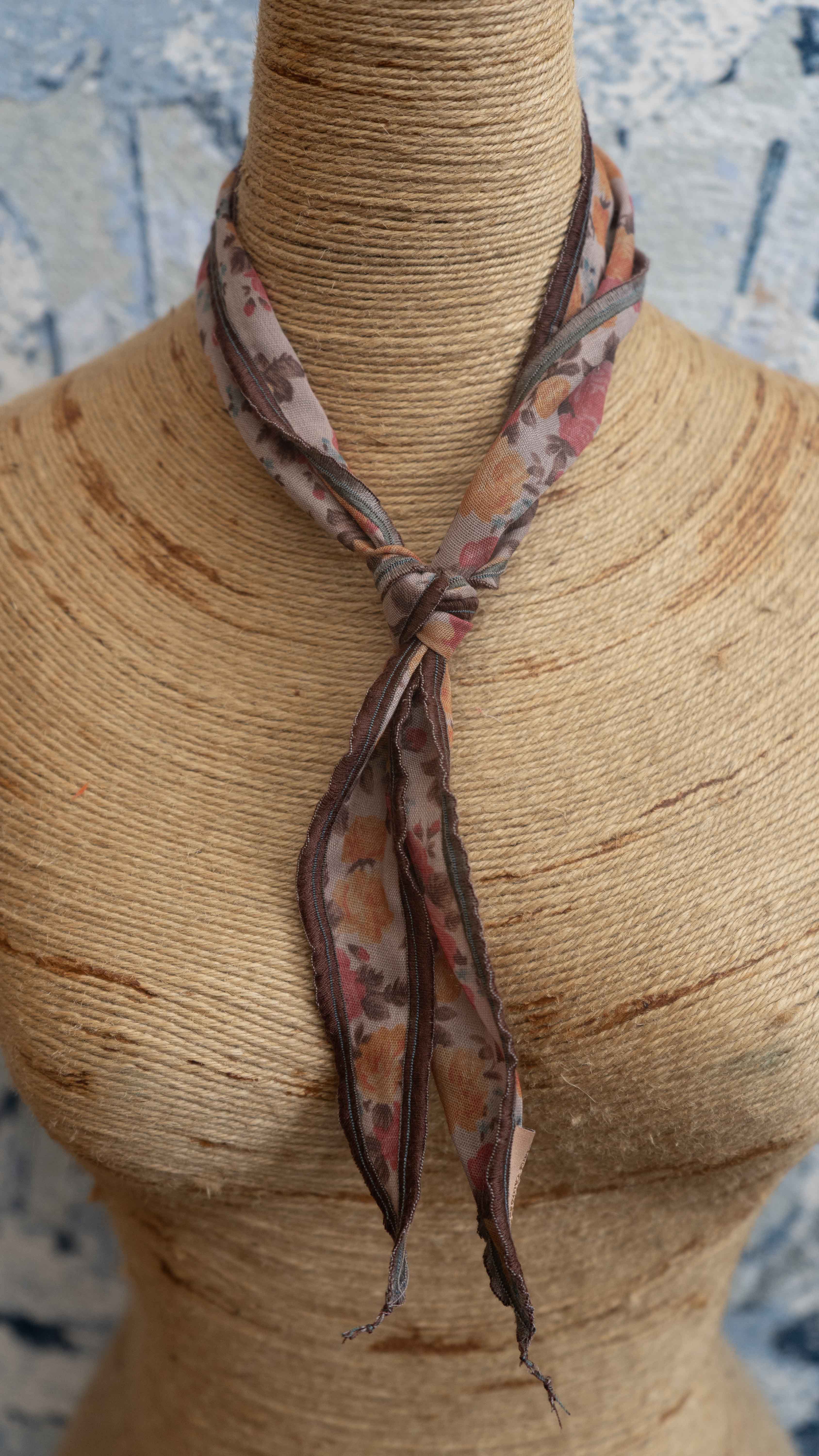 Floral Academy Neck Scarf