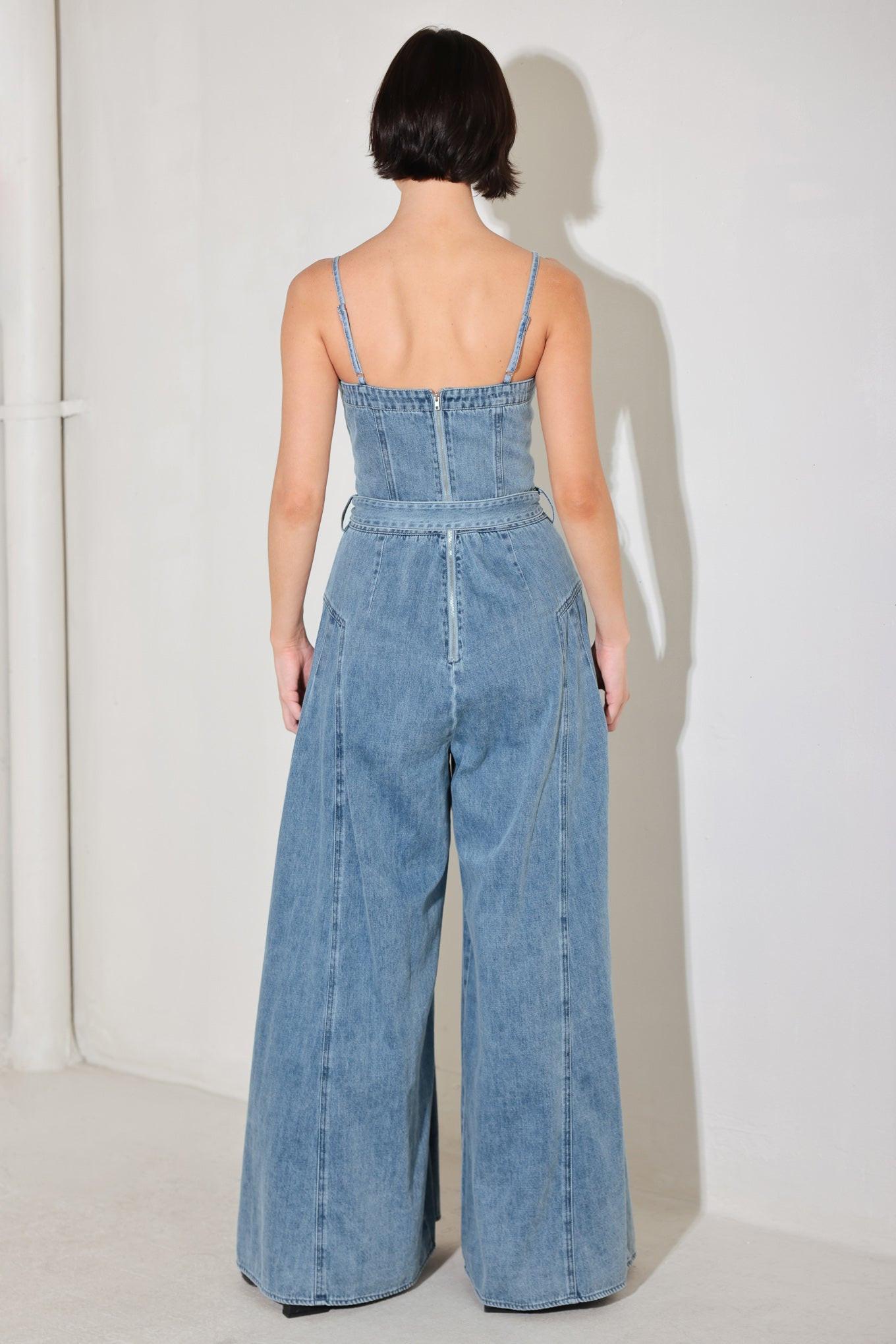 [PREORDER] COASTAL CONFIDENCE DENIM JUMPSUIT