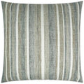 Faded Stripe Brown Throw Pillow With Insert
