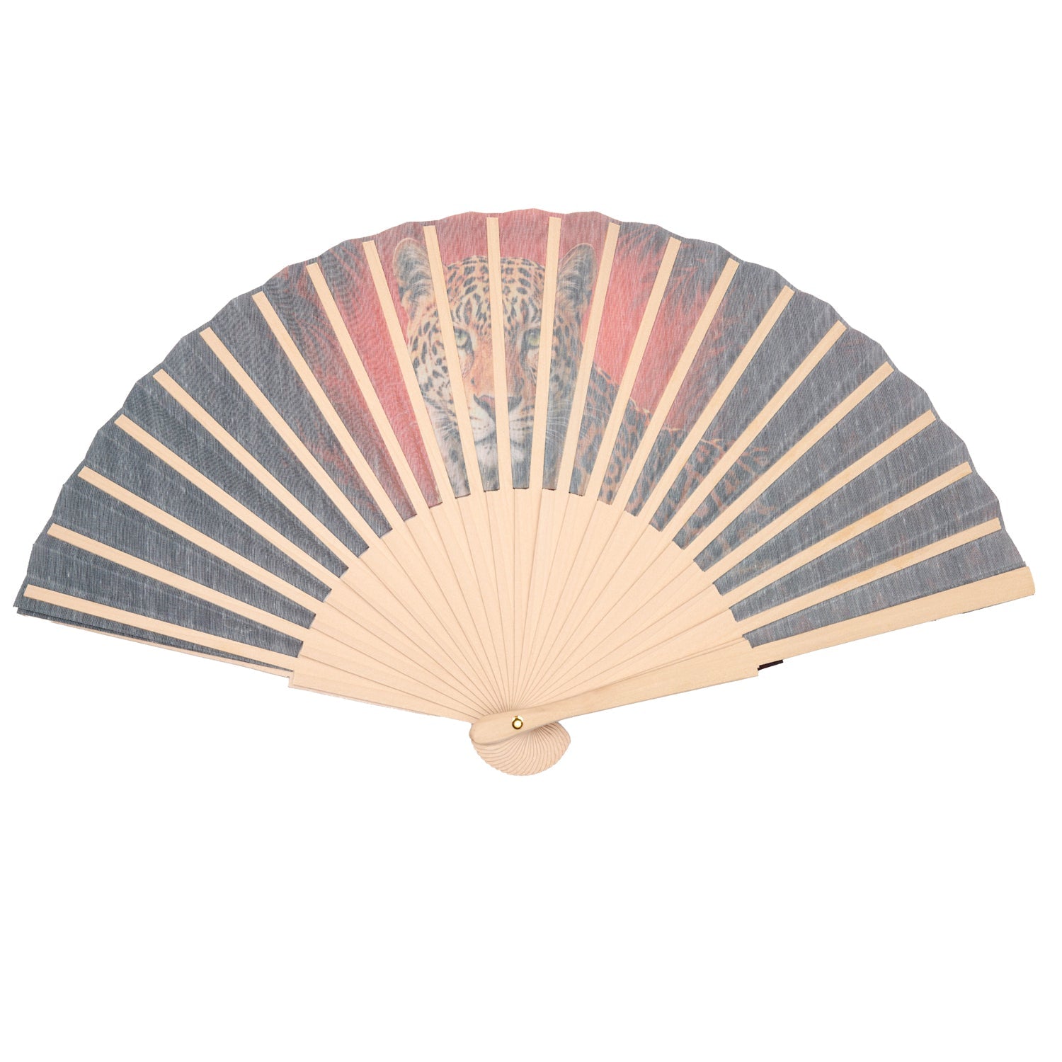 Jungle Majesty Hand Fan