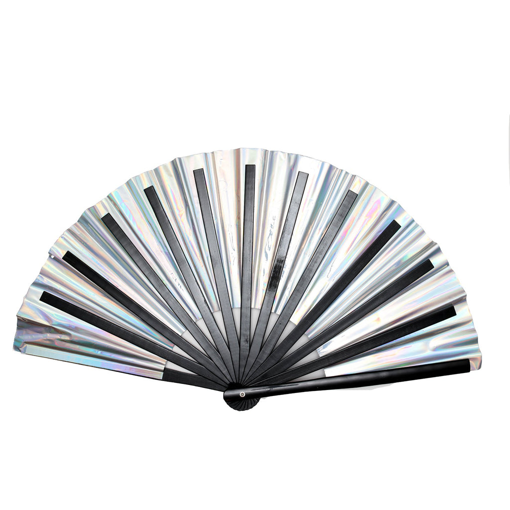 Holographic Disco Ball F*cking Dance XL Hand Fan
