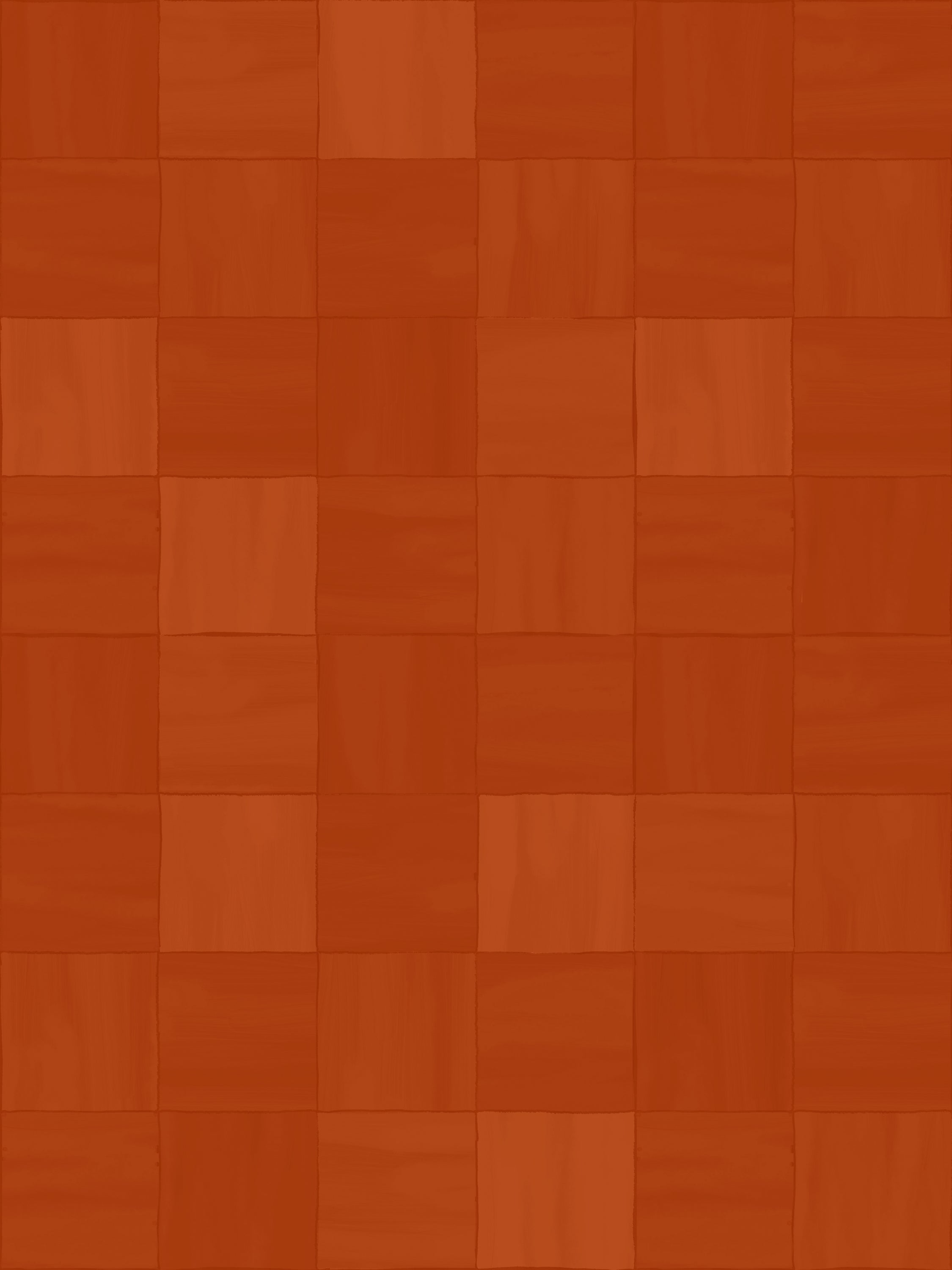 Zellige Wallpaper, rust
