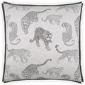 Felidae Grey Throw Pillow With Insert