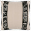 Fontanelle Ebony Black Throw Pillow With Insert