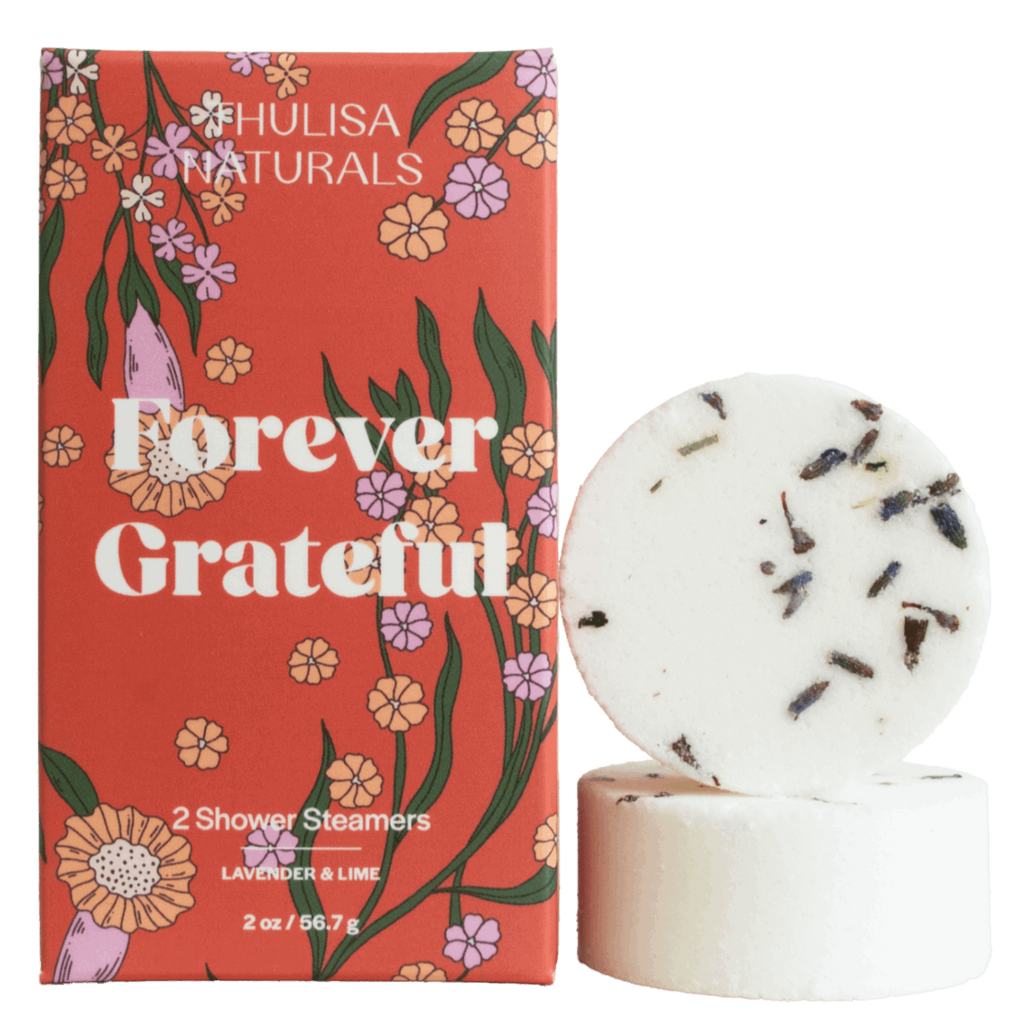 Forever Grateful Lemon Verbena Shower Steamer Gift Set