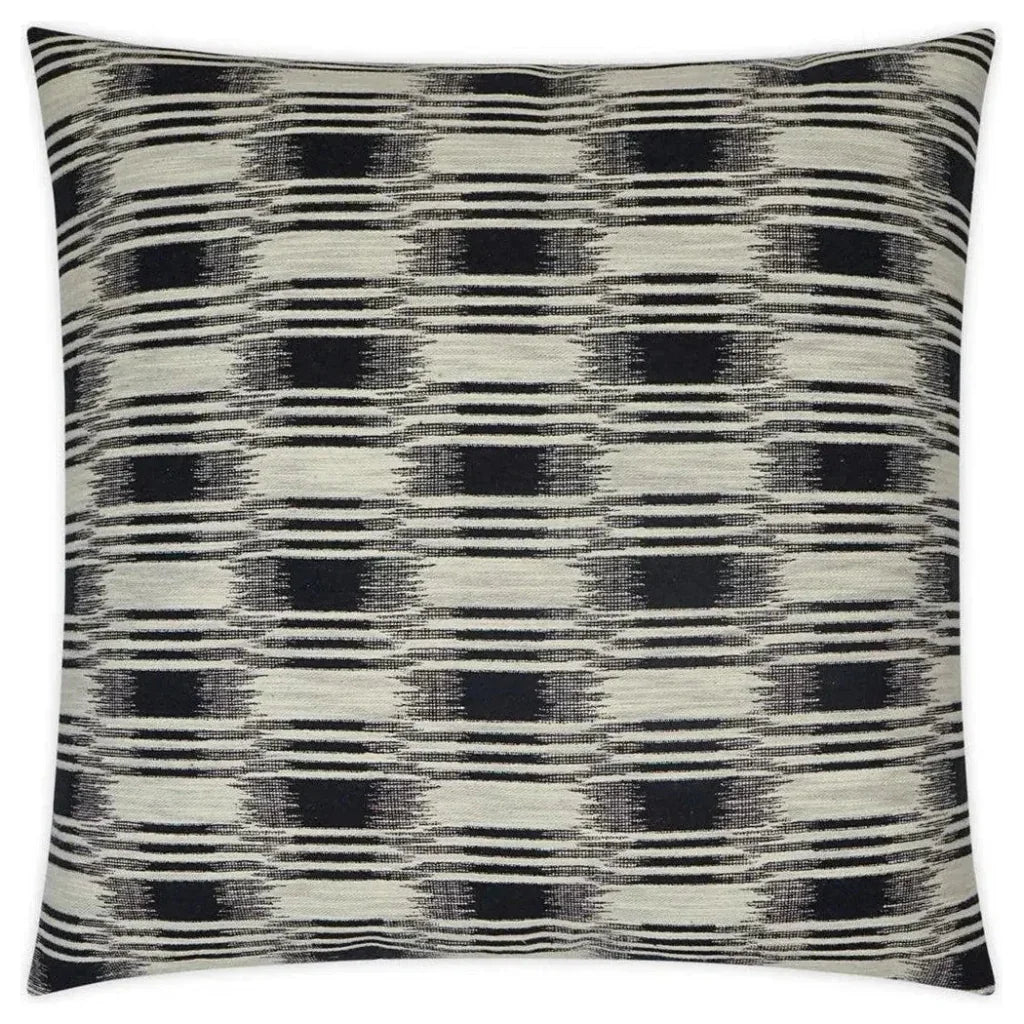 Fortress Black Throw Pillow With Insert