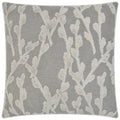 Fortuna Steam Grey Throw Pillow With Insert