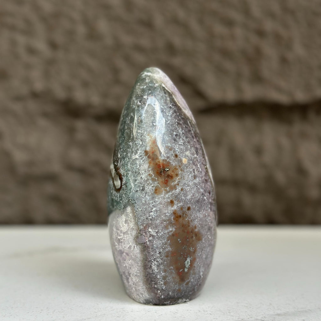 Natural Quartz Amethyst Geode Egg