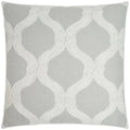 French Twist Grey Throw Pillow With Insert