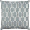 Fringed Dream Blue Throw Pillow With Insert
